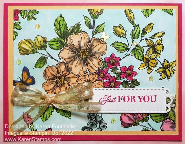 Coloring on Perfectly Penciled Designer Paper