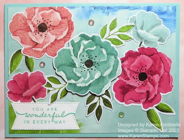 Hues of Happiness Floral Card