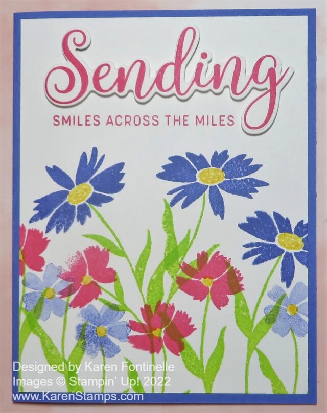 Sending Smiles Across the Miles Card