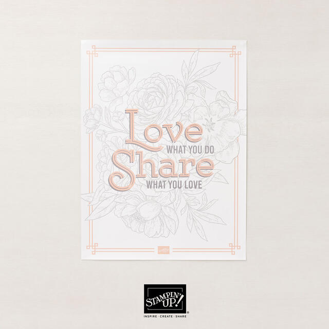 Share What You Love Poster Branded Merch