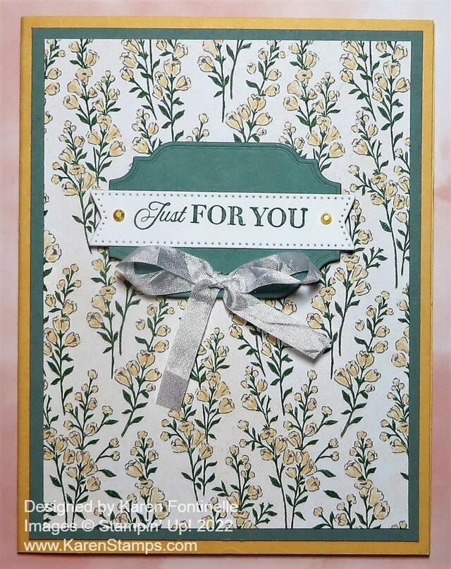 Heart & Home Just For You Card