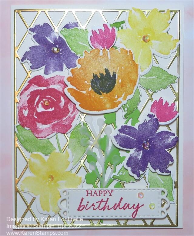True Beauty Floral Birthday Card