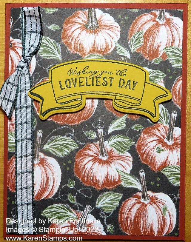 Rustic Harvest Pumpkins Card