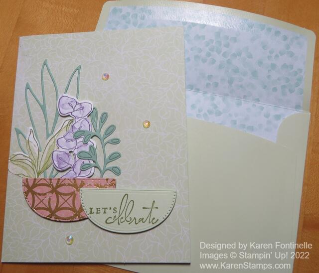 Splendid Thoughts Sale-A-Bration Card and Envelope