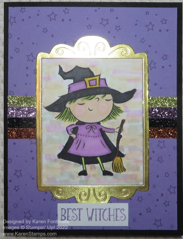 Best Witches Portrait Witch Halloween Card