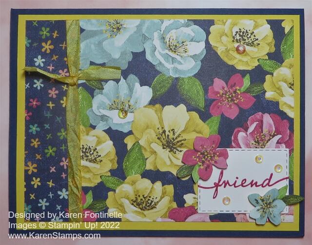 Hues of Happiness Floral Friend Card