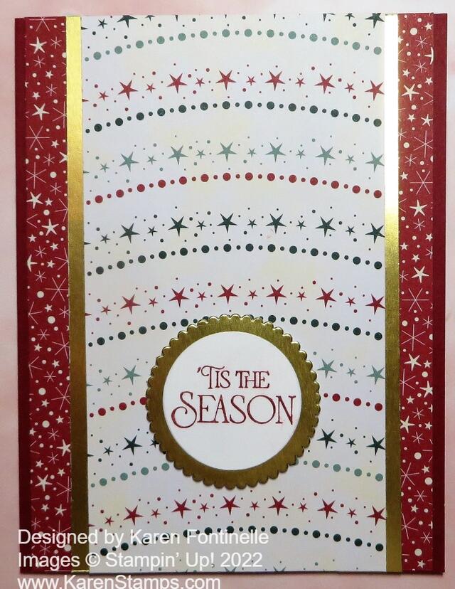 Lights Aglow Tis the Season Christmas Card