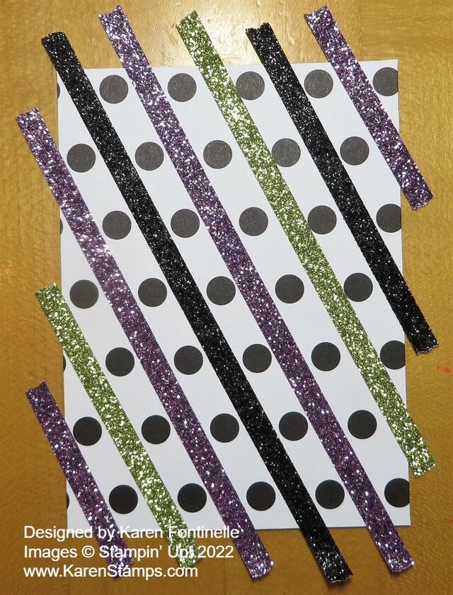 Glitter Washi Tape Card Front