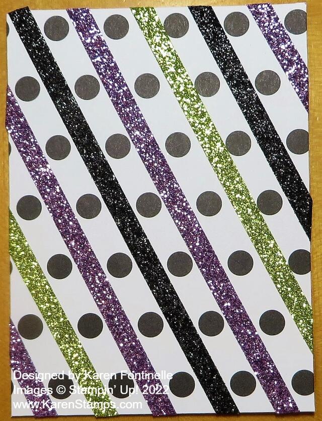 Glitter Washi Tape Card Front2