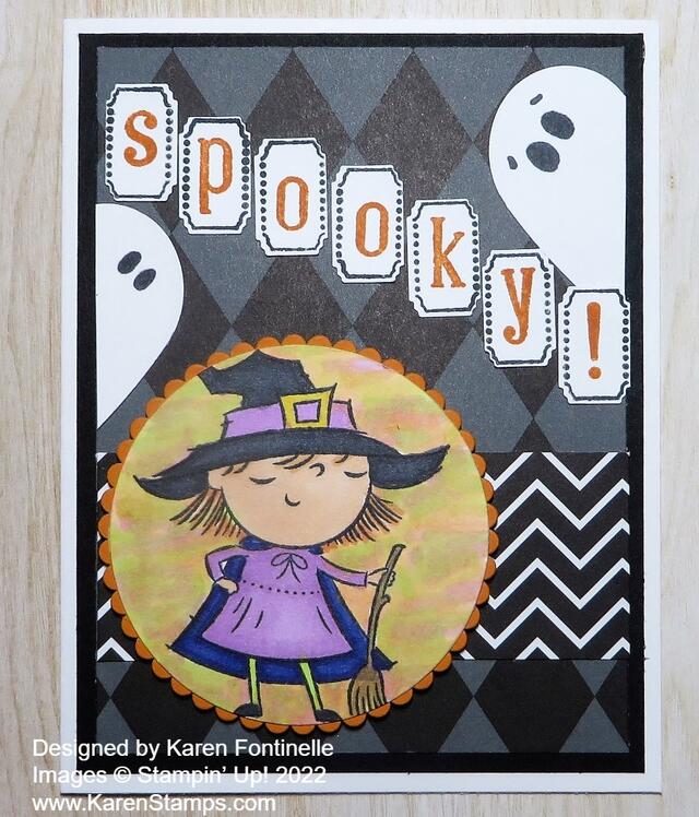 Spooky Best Witches Halloween Card