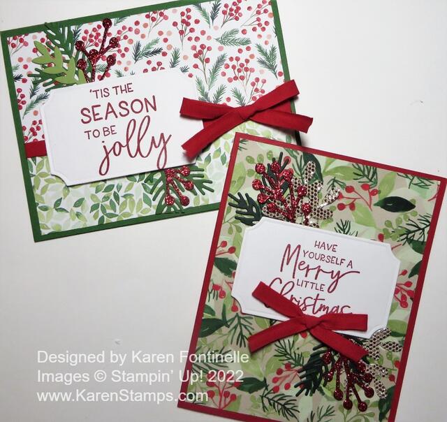 Framed & Festive Painted Christmas Cards