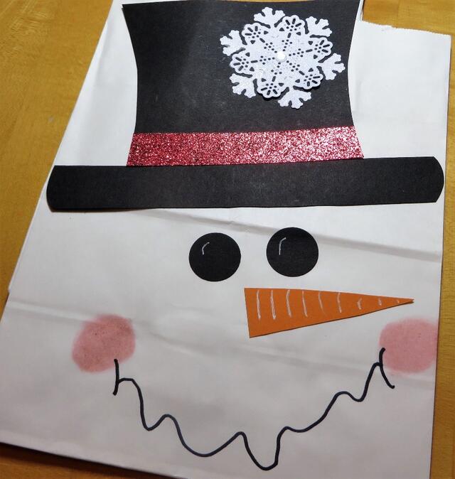 Snowman Gift Bag