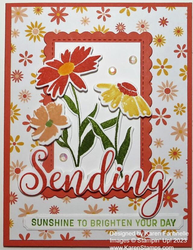Dandy Designs Sending Sunshine Card