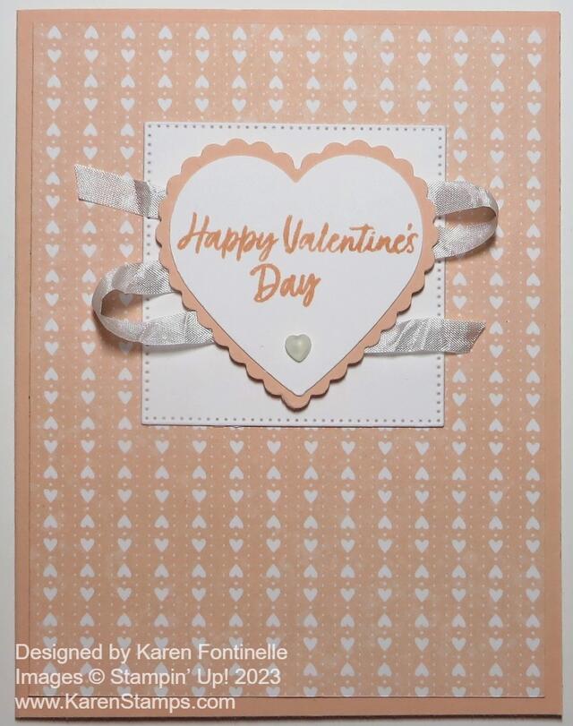 Country Floral Lane Valentine With Heart Punch Pack