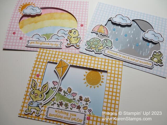 Paper Pumpkin Feb 2023 Kit Cards Closeup