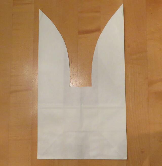 Easter Bunny Treat Sack Cut