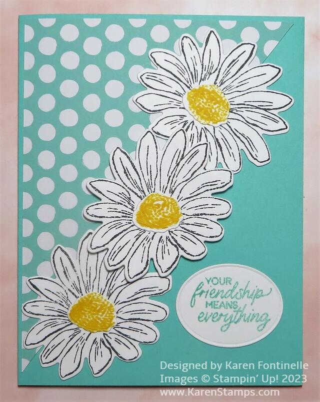 Cheerful Daisies Friendship Card