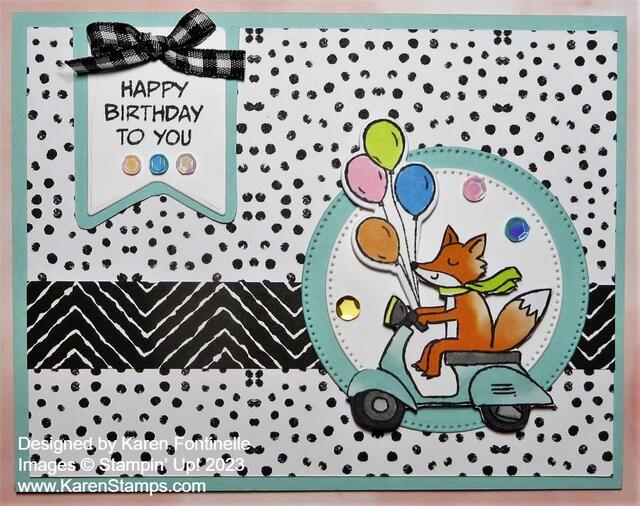 Zany Zoo Foxy Birthday Card