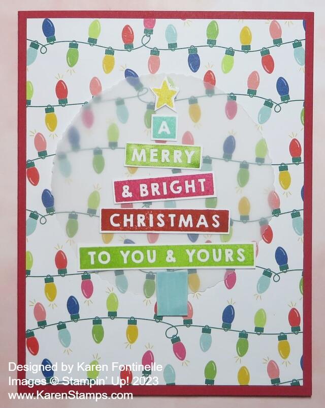 A Merry & Bright Christmas Card