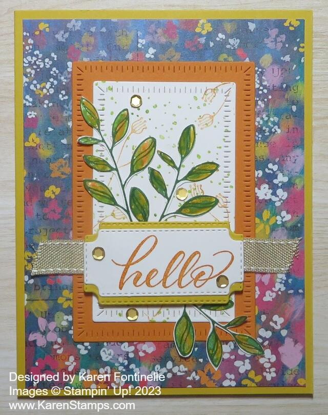 Hello First Day of Fall Card