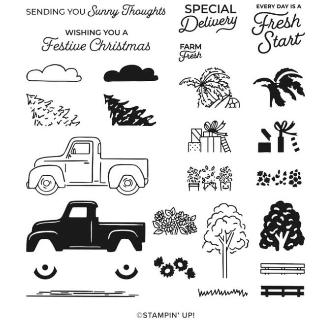 Trucking Along Stamp Set