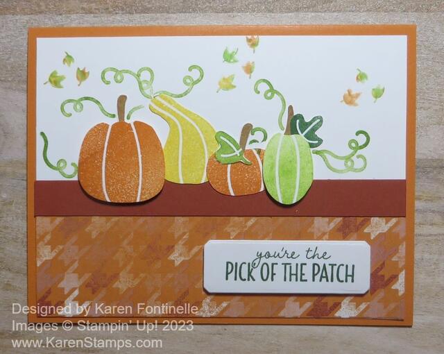 You're the Pick of the Patch Fall Card