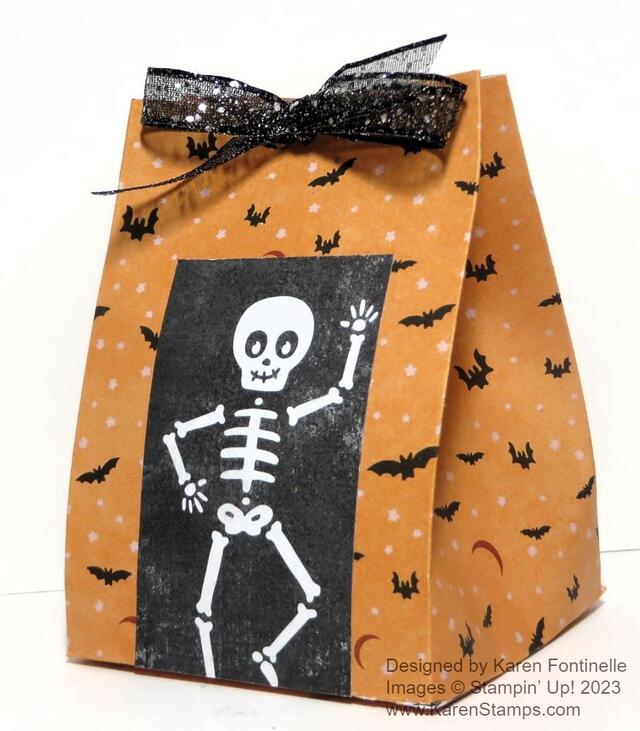 Them Bones Halloween Treat Bag