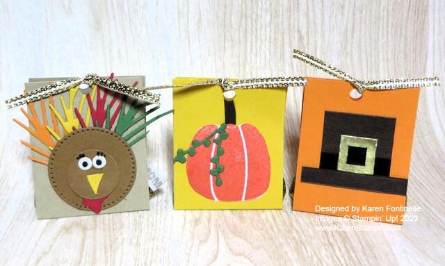 Thanksgiving Candy Holder Favors