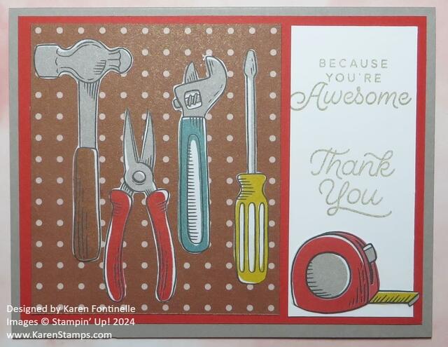 Trusty Toolbox Thank You Card