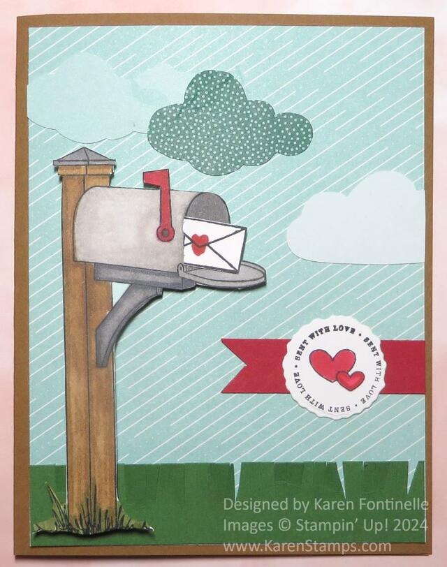 Sending Love Mailbox Card