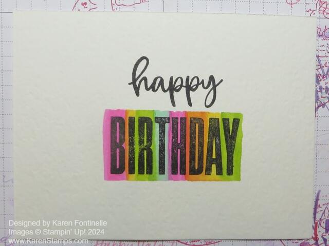 Biggest Wish Watercolor Birthday Card Painted