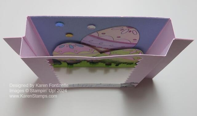 Diorama Excellent Eggs Easter Card Top