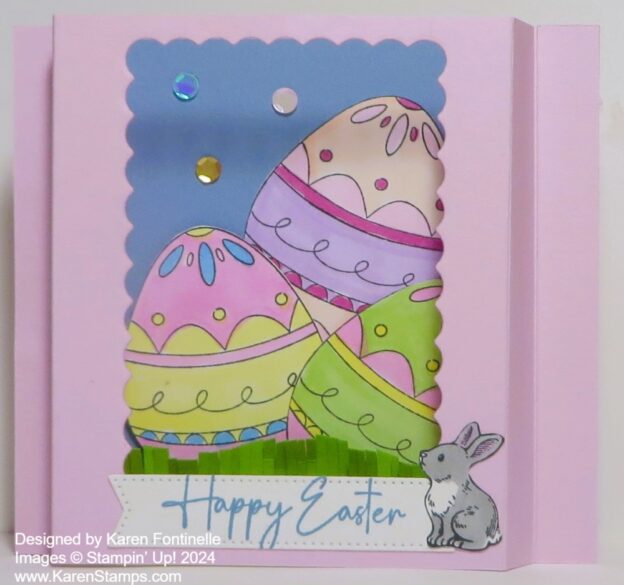 Easter card | Stamping With Karen
