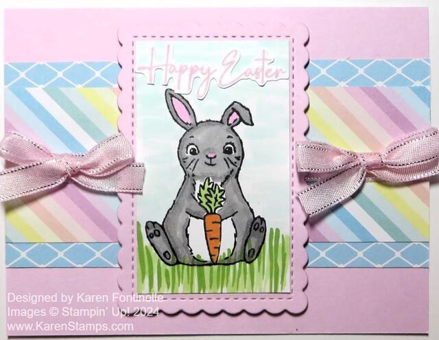 Easter Bunny Happy Easter Card