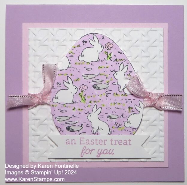 Excellent Eggs Easter Treat Card | Stamping With Karen