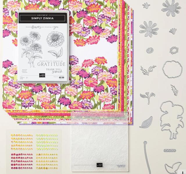 Flowering Zinnias Suite Collection