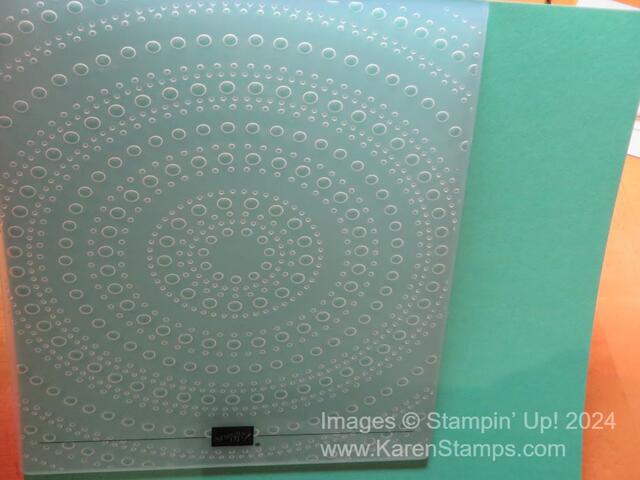 Dotted Circles 3D Embossing Folder