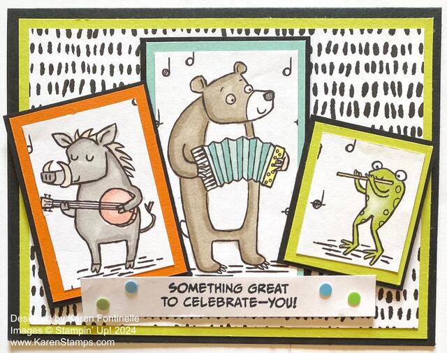 Zoo Crew Musical Birthday Card