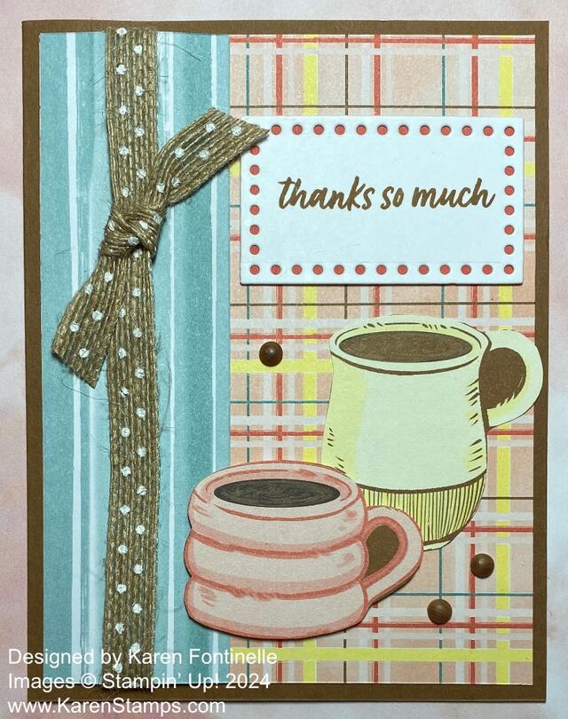 A Little Latte Thanks So Much Card