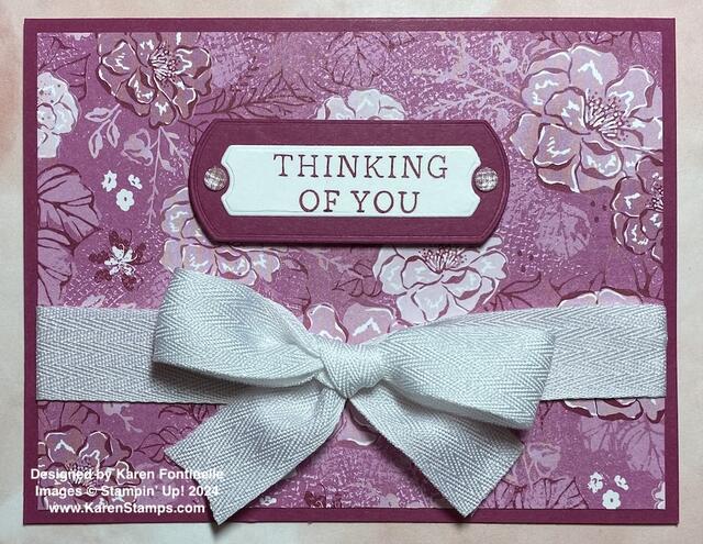 Unbounded Beauty Thinking of You Card