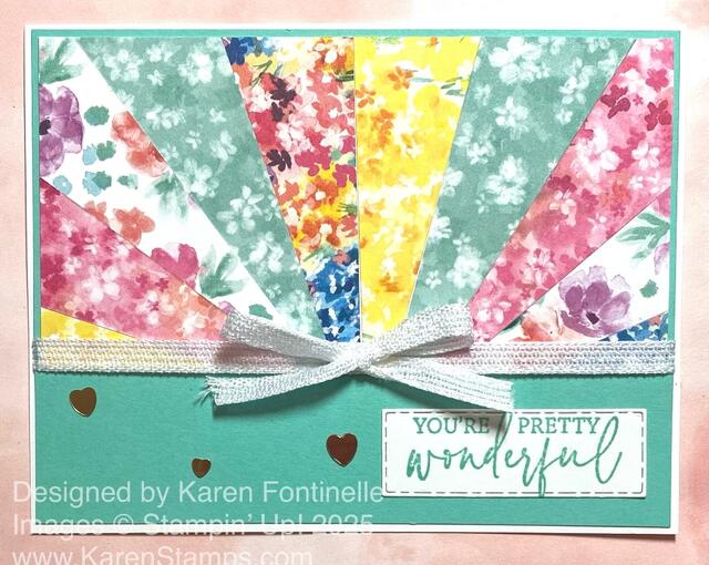 Bloom Impressions Sunburst Card