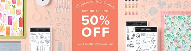 Stampin' Up! Suites BOGO 50% Off 2025