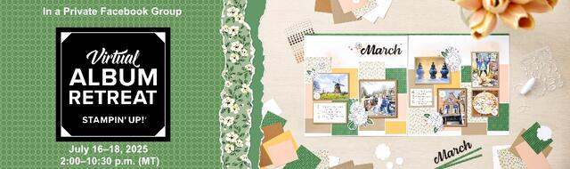 Virtual Album Retreat Banner Info