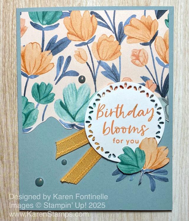 Florals In Bloom Birthday Blooms Card
