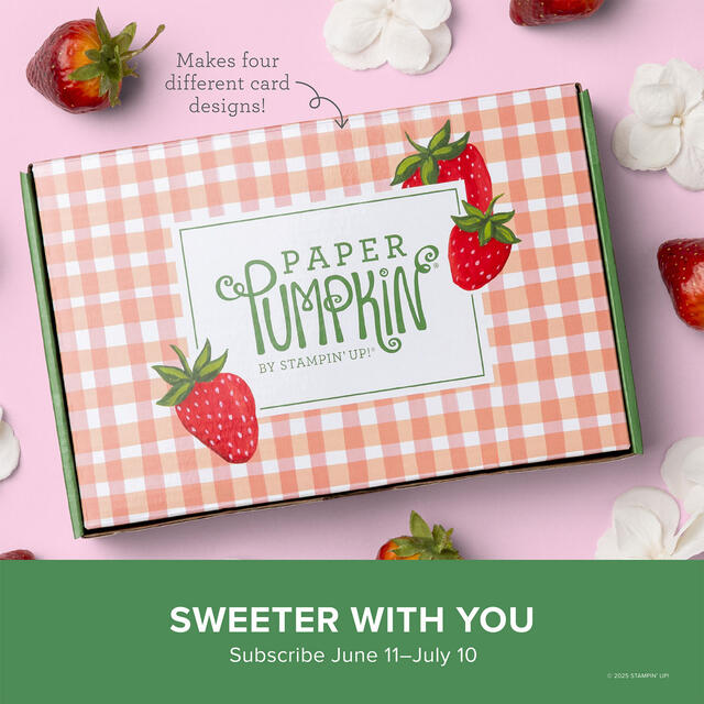 Paper Pumpkin Kit Sweeter With You July 2025