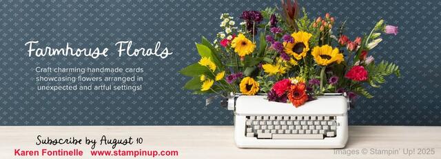 Paper Pumpkin Aug 2025 Farmhouse Florals Banner Info