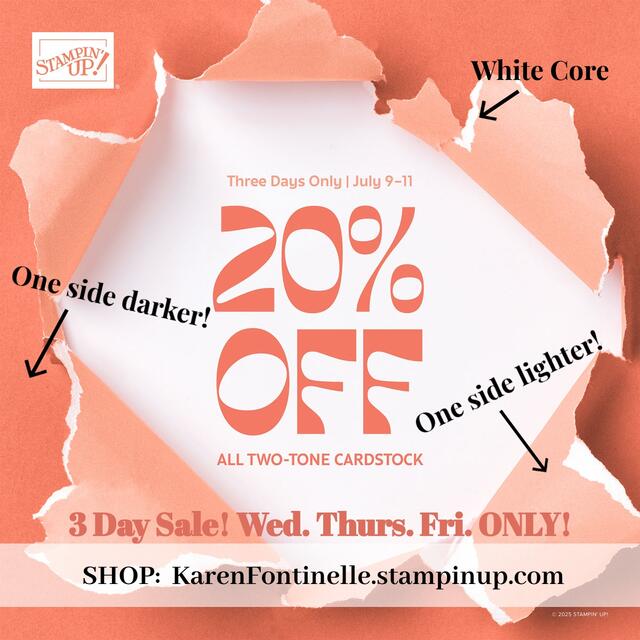 Two-Tone Cardstock Sale July 2025 Info