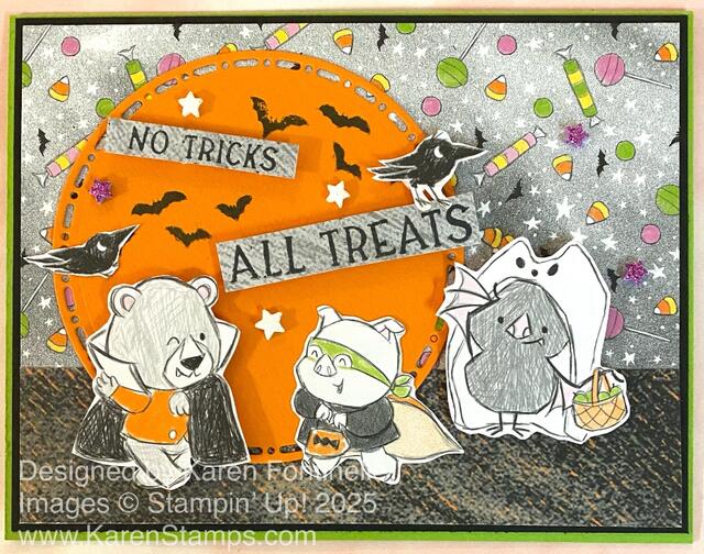 Spooky Sweet Trick or Treaters Halloween Card
