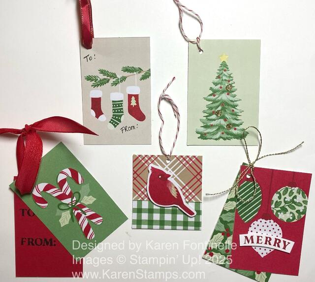 Christmas Tags & More 5 Tags