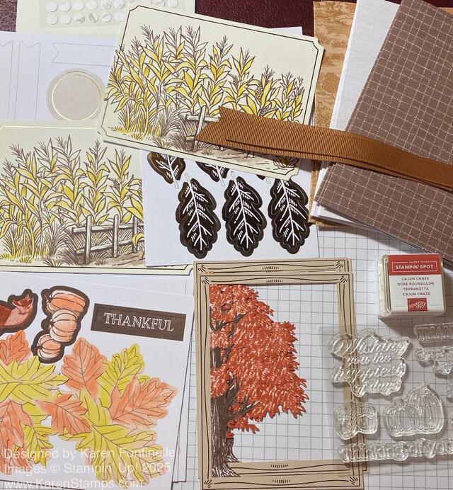 Paper Pumpkin Kit Sept 2025 Contents